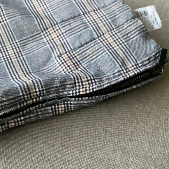 Zara Side Zip Plaid Leggings - Picture 2 of 4